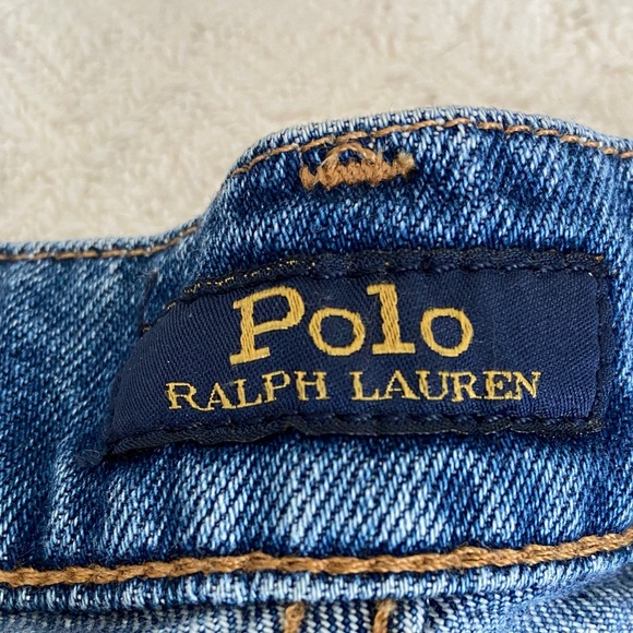 Polo by Ralph Lauren Dark Blue Wide Leg Jeans - Picture 2 of 4